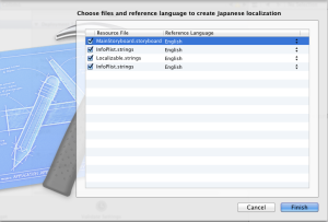 localized files
